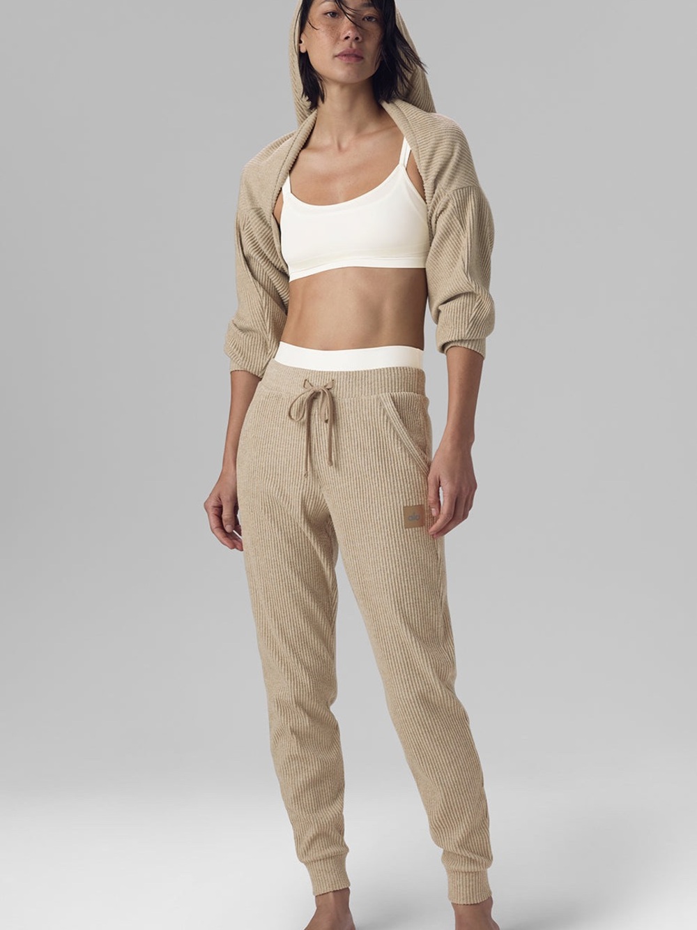 ALO Yoga Muse Sweatpants in Gravel Heather